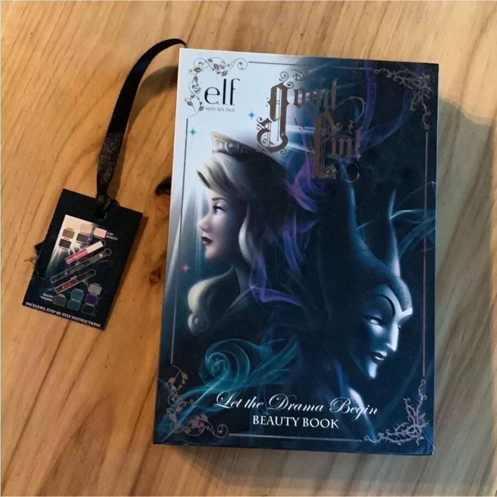 ELF Disney Good vs. Evil Let the Drama Begin beauty book / makeup set New